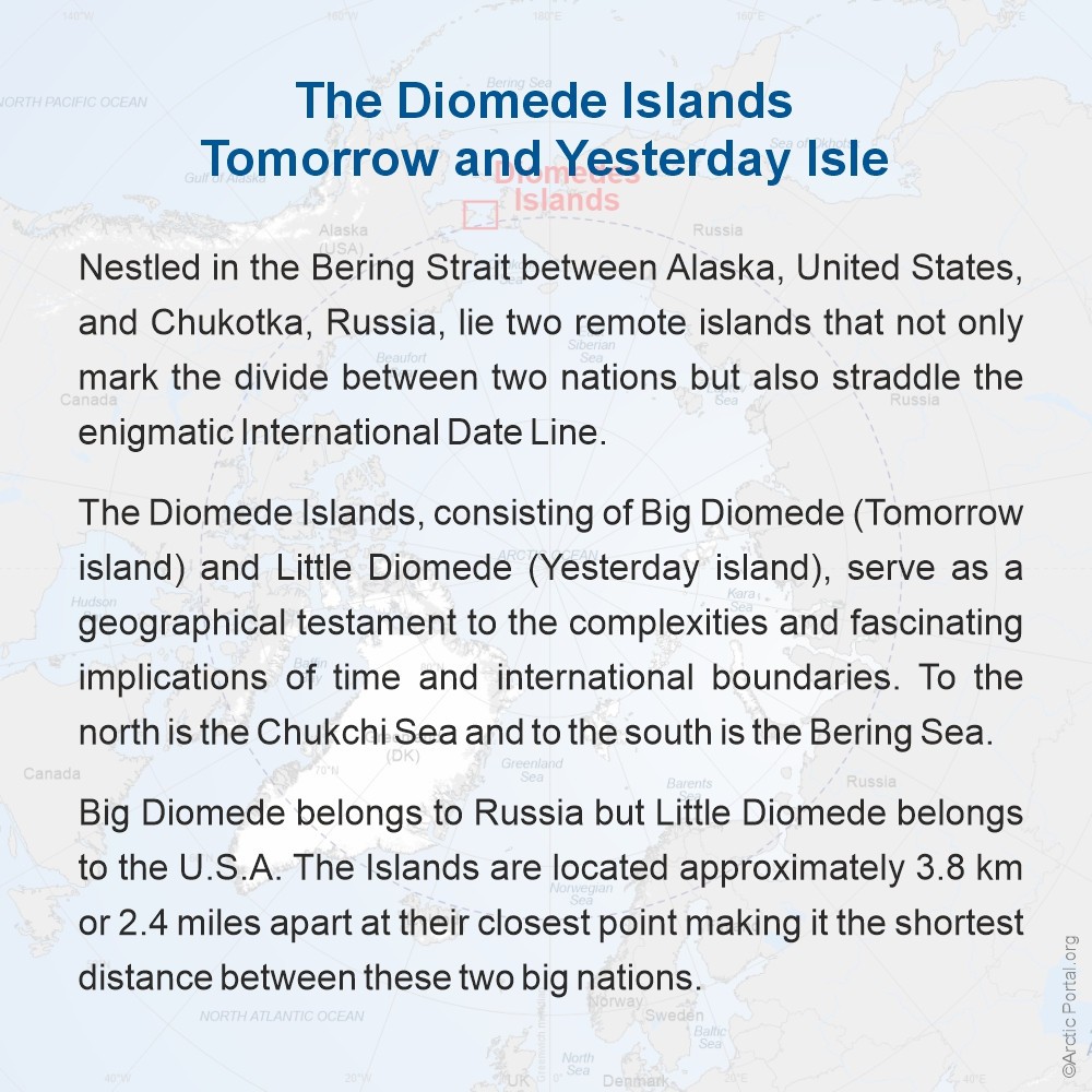 Diomede Islands Tomorrow and Yesterday Isle