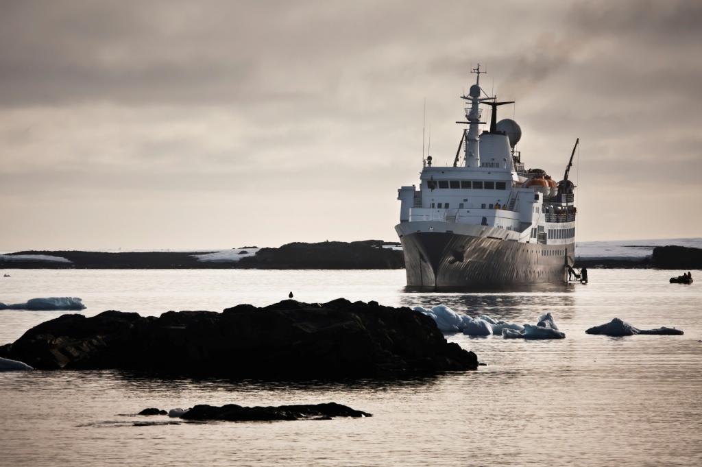 sailing in arctic waters
