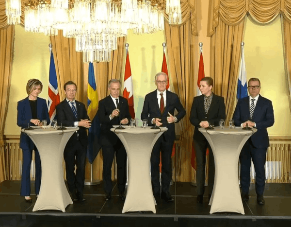 Canada - prime ministers of Iceland, Norway, Denmark, Finland and Sweden