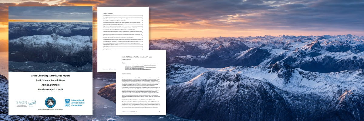 Arctic Observing Summit Report 2026 (AOS 2026)