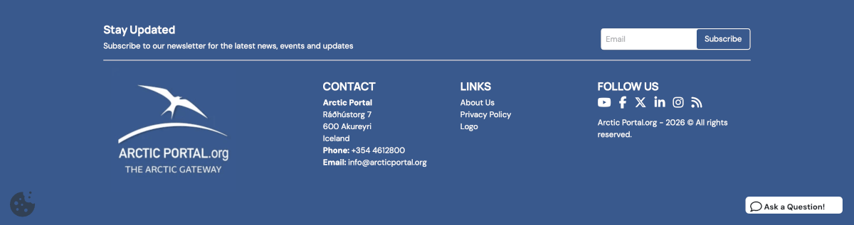 Arctic Portal Newsletter Subscription