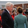 President Grímsson arriving at the port where Xuelong was.