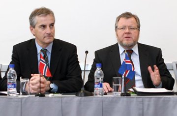 Össur Skarphéðinsson and Jonas Gahr Störe
